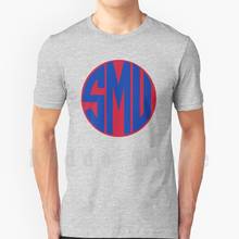 Camiseta con monograma de círculo universitario para hombre, Camisa de algodón con estampado rojo y azul, nueva camiseta fresca, Smu, Methodista del Sur, Texas y Texas 2024 - compra barato