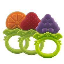 Baby Fruit Nipple Shape Teether Toothbrush Infant Rattles Grape Wristband Silicone Newborn Teething Sleeping Toys Appease Gifts 2024 - buy cheap