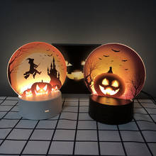 Scary Party Ghost Witch Pumpkin Led Light Halloween Party Halloween Decoration Zombie Party Terror Scary Props Hallow Supplies 2024 - buy cheap