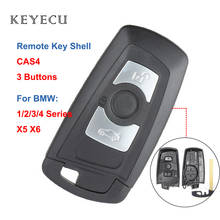 Keyecu-carcasa de llave remota inteligente CAS4, carcasa con 3 botones para BMW X5 X6 F20 F21 5 Series (solo carcasa) 2024 - compra barato