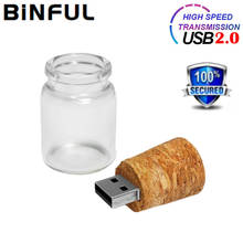 BiNFUL Pen Drive Drift Bottle Usb Flash Disk USB 2.0 Pendrive 4GB 8G 16G 32GB 64GB 128GB 256GB Usb Flash Drive Flash Memory Card 2024 - buy cheap