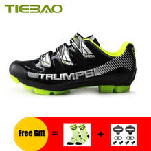 TIEBAO mountain bike shoes men pro cycling sneakers self-locking breathable sapatilha ciclismo mtb outdoor sport riding shoes 2024 - buy cheap