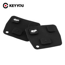 KEYYOU 20pcs/lot Free shipping replacement for Toyota remote key pad silicon rubber pad 2/3 button toyota remote key pad 2024 - buy cheap