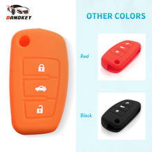 Dandkey 3 Buttons Car Silicone Key Cover Styling Case Cover Fob Shell For Audi A1 A3 Q3 Q7 R8 A6L TT Key Case Four Car Styling 2024 - buy cheap
