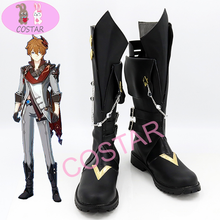 [Customize] Game Genshin Impact Tartaglia Dadaliya Boots Halloween Cosplay Shoes 2021 New 2024 - buy cheap