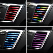 Car styling interior Moulding Car Air Vent Trim Strip Air Conditioner Outlet Grille Decoration U Shape Car Trim Strip Car Access 2024 - buy cheap