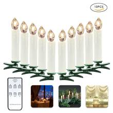 LED Candle Remote Control Lights Christmas Tree Decorative Lights For Hallowmas Christmas Party Wedding Home Decoration 2024 - buy cheap