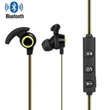 Bluetooth Earphone Sports Noise Reduction Stereo Bass Bluetooth Headset Wireless Earbuds Handsfree With Mic For xiaomi huawei LG 2024 - buy cheap