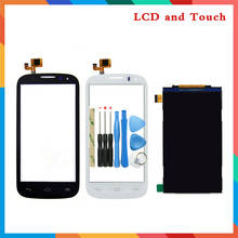 Tela display lcd sensível ao toque para alcatel, alta qualidade, 4.5 polegadas, para pop c5, 5036d, ot5036, ot5036d 2024 - compre barato