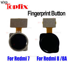 For Xiaomi Redmi 7 Home Button Fingerprint Ribbon Identification Sensor Flex Cable Redmi 8 8A Fiingerprint Button Repair Parts 2024 - buy cheap