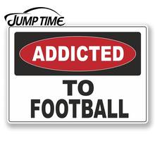 Jump Time for Addicted to Football Vinyl Sticker Laptop Warning Sign Gift Fun  Car Assessoires Decals Vinyl Car Wrap DIY 2024 - buy cheap