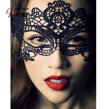 Comeondear-mascarilla facial de encaje para Cosplay, máscara de ojos negra para fiesta, Sexy, veneciana, CB80569, 1 ud. 2024 - compra barato
