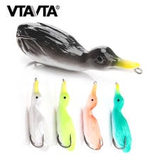 10cm 19g Duck Soft Lure Wobbler for Fishing Crankbait Topwater Frog Fishing Lures Artificial Soft Bait Pike/Bass Fishing Tackle 2024 - buy cheap
