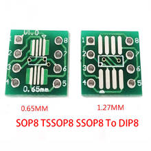 100PCS SOP8 TSSOP8 SSOP8 To DIP8 Transfer Board DIP Pin Board Pitch Adapter 2024 - buy cheap