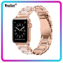 For Apple Watch Strap Series 5 4 3 2 1 40mm 44mm 38mm 42mm Women Men Zinc Alloy Band Iwatch metal Replacement Strap 2024 - buy cheap