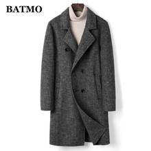 Batmo casaco de lã masculino, novo outono e primavera, alta qualidade, casual, jaqueta alpaca dupla, s81, 2020 2024 - compre barato