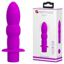 Pretty Love-vibrador Anal de silicona para hombres y mujeres, tapón Anal de 10 velocidades, productos sexuales, estimulación del clítoris 2024 - compra barato