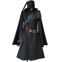 2020 Black Butler Kuroshitsuji Undertaker Cosplay Halloween Party Costume Custom Made Full Set With Hat And Chain 2024 - buy cheap