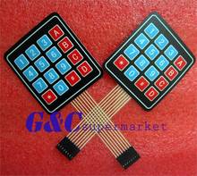 10 Uds 4x4 matriz 16 teclas membrana interruptor teclado 2024 - compra barato