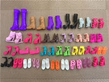 Оригинальная кукольная обувь принцессы для кукол 1/6 года; Модная женская кукольная обувь на высоком каблуке; Повседневная обувь; Аксессуары для кукол 2024 - купить недорого