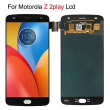 Быстрая доставка AMOLED ЖК-дисплей для Motorola Moto Z2 Play XT1710-01/07/08/10 1920*1080 сенсорный экран дигитайзер в сборе Замена 2024 - купить недорого