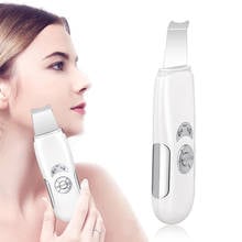 Novo purificador facial ultrassônico de pele, peeling facial, limpador de poros, dispositivo de beleza, massageador facial 2024 - compre barato