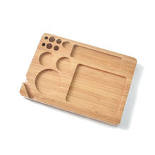 Smoking Tobacco Rolling Tray Storage Hand Roller Wooden Plate Cigaretter Holder Multifunctional 2024 - buy cheap