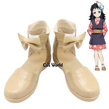 Demon Slayer: Kimetsu no Yaiba Makomo Anime Customize Cosplay Shoes Boots 2024 - buy cheap