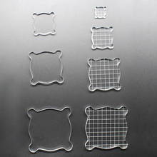 1 Pcs DIY Pressure Plate Transparent Clay Plate Tools Square Clay Pottery Sculpture Supplies Acrylic Stamp Pressure Clay Mud 2024 - buy cheap