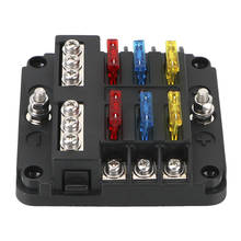 12V 24V 100A 6/12Way Blade Fuse Box Holder Block Overloard Protector Accessories for Auto Car Truck Trailer Caravan Van RV Boats 2024 - buy cheap