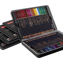 NYONI 12/24/36/48/72 Colors Watercolor Pencils Set Drawing Colored Pencils Lapices De Colores Art Sketch Colour Pencil 2024 - buy cheap