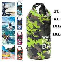 US 15L Waterproof Dry Bag Canoe Kayak Boating Camping Swimming Hiking Sack Bag A 2024 - buy cheap