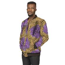 African Fashion Men Bomber Jackets Ankara Print Short Baseball Coat Customized 2024 - buy cheap