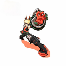 Material de vinil adesivo engraçado de carro my hero academia-katsuki bakugo adesivos à prova d' água estilosos decalques de oclusão de arranhões kk13 * 8cm 2024 - compre barato