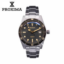 Proxima-relógio de pulso mecânico masculino, modelo vintage 6200, relógio automático, cristal safira, à prova d'água, 200m, para mergulho, esportes 2024 - compre barato