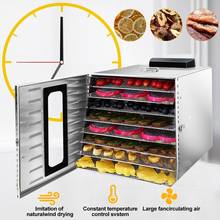 8-tray Food Dehydrator, Dried Fruits, Vegetables, Mango Flower Tea, Dried Meat, Food Dryer, Stainless Steel Kitchen Equipment. 2024 - buy cheap