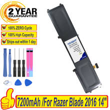 Razer Blade-batería 100% de 14 "Serie V2, RZ09-0195, RZ09-0165, RZ09-01953E72, RZ09-01953E71, 2016 Nueva 2024 - compra barato