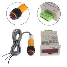 Pantalla LED de 6 dígitos, interruptor de Sensor fotoeléctrico NPN ajustable, contador de 1-999999, envío directo 2024 - compra barato