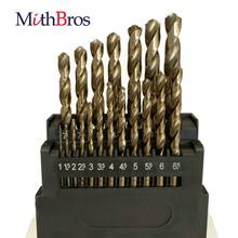 MithBros M42 HSS Twist Drill Bits Set 8% Cobalt Twist Drill Bits Set for Stainless Steel, Hard Metal and Wood Drilling 2024 - buy cheap