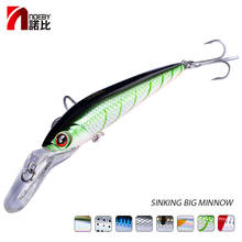 Noeby Minnow Bait 140mm 50g/180mm 98g Sinking7-9m Glide Bait Fishing Lure Swimbait Fishing Wobblers Isca Artificial Pesca Peche 2024 - buy cheap