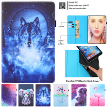 Tablet Funda For Samsung Galaxy Tab S7 Case SM-T870 SM-T875 Cover Animal PU Caqa For Samsung Tab S7 Plus 12.4 Cover SM-T975 T970 2024 - buy cheap