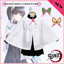 Kid Anime Demon Slayer Kimetsu No Yaiba Cosplay Costumes Kanao Tsuyuri Cosplay Costume Halloween Party Blade of Demon Costume 2024 - buy cheap