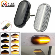 2PCS Dynamic LED Side Marker Lights 12V Flowing Turn Signal Light Side Repeater Lamp Panel Lamp for Nissan 350Z Qashqai J10 2024 - buy cheap