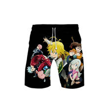 The Seven Deadly Sins Board Shorts Mens Jogging 3D Printed Casual Summer Anime Sweatpants Men Plus Size Breathable Cartoon 2024 - buy cheap