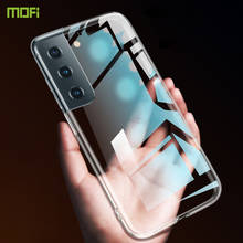 Mofi capa transparente de tpu para samsung s21, capa ultra macia de silicone, à prova de choque para galaxy s21 plus 2024 - compre barato