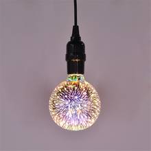 G95 3d Fireworks Glass Led Bulb Christmas Decoration Creative Decorative Lamp Amaryllis Bulbs 220v Ceiling Lights & Tubes Party 2024 - buy cheap