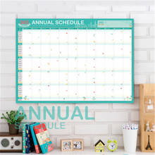 1PC 2019&2020 Calendars Efforts Planner Book 365 Day Annual schedule Agenda Journal Diary Paper Plan Book Desk Student Supplies 2024 - buy cheap