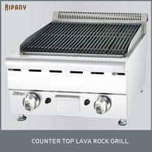 GH589 Gas Electric Grill LGP Commercial Gas Lava Rock Grill Bbq Lava Rock Grill With Cabinet 2024 - buy cheap