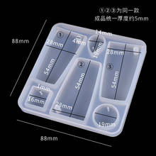 Silicone Acrylic Earring Necklace Pendant Mold Resin Casting Mold Jewelry Making 2024 - buy cheap