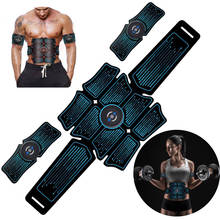 Electroestimulador muscular recargable por USB, electroestimulador Abdominal eléctrico, aparato de entrenamiento, máquina de Fitness, nuevo 2024 - compra barato